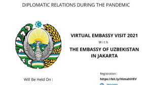 HIMA-HI Universitas Jayabaya mengadakan Kunjungan Virtual ke Kedutaan Uzbekistan di Jakarta